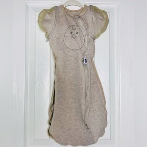 Unisex Nested bean zen one weighted swaddle transition sleep sack 0-3m removabl…